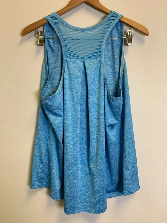No brand Women's Light Blue Performance Tank Top - Breathable Activewear - Picture 6 of 6